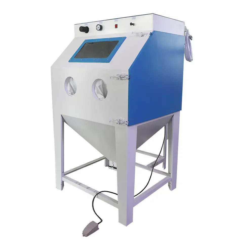 Ailin Dry Sandblaster Aluminum Wheels Sandblasting Machine For Clear