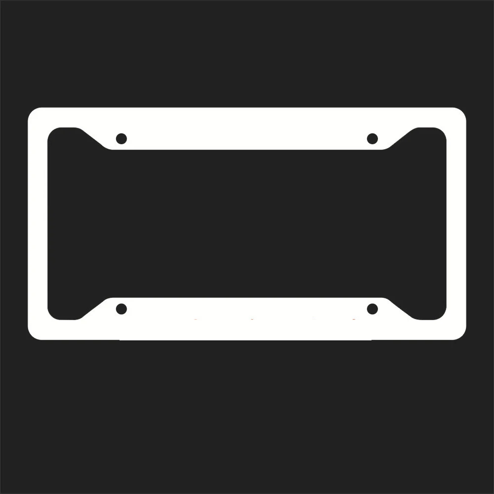 Us Warehouse Aluminum Sublimation License Plate Frame Blank