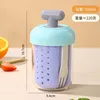 500ml Fruit Cup with Blue Lid and Dark Blue Handle