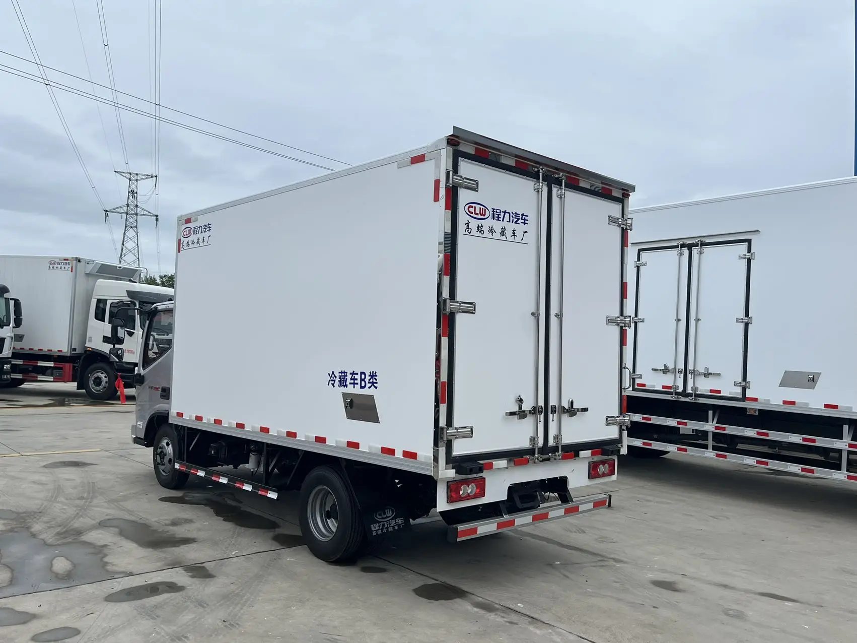 product foton ailing express manual transmission new condition euro 6 fresh food diesel fuel logistics transport refrigerated truck for-2