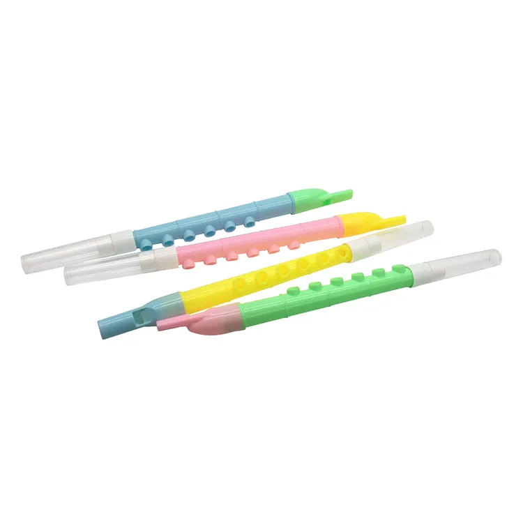 Флейта с пустые трубки конфеты игрушки пластиковый прозрачный контейнер