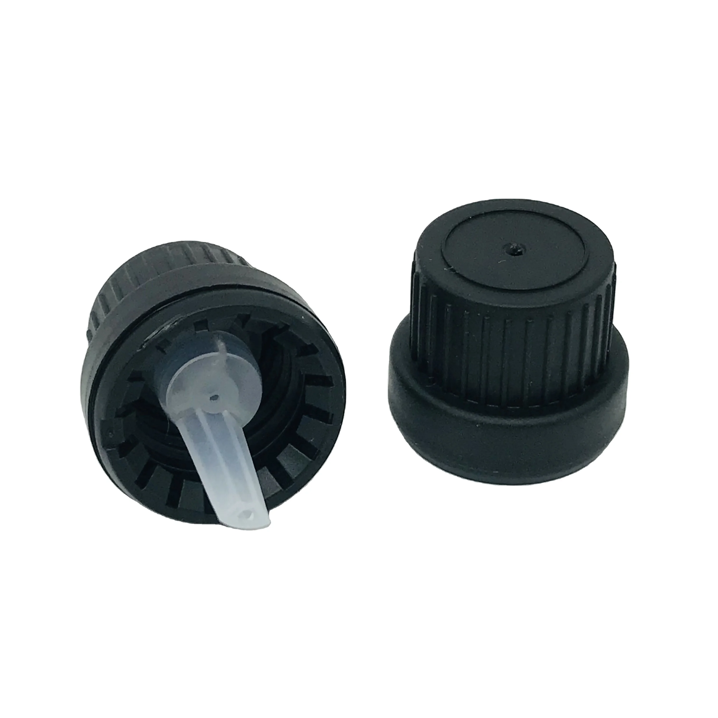 Wholesale 18mm dropper cap for essential oil bottle tamper proof cap with orifice reducer