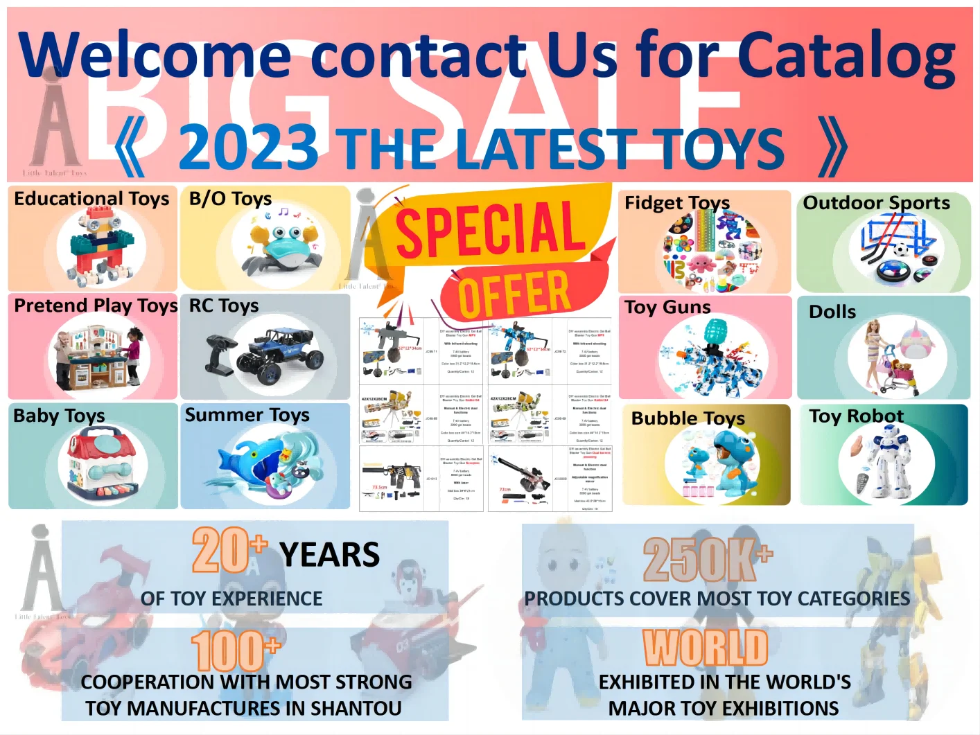 Electric Water Gun Powerful Blaster with Laser Sight