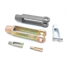 High Precision Forgings Carbon Steel Drop Forged Clevis Threaded Adjustable Yoke Ends