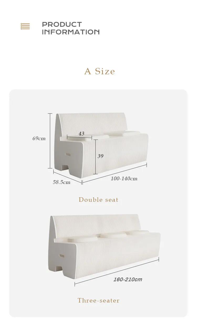 折りたたみ式アコーディオンペーパーソファ、フレキシブルリビング