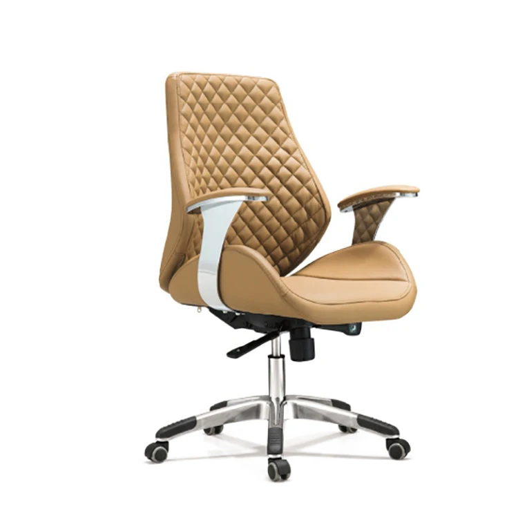 Computer Chair Office Chair Ergonomic Executive Chair with Armrests Yellow New 