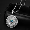 Steel-colored single pendant