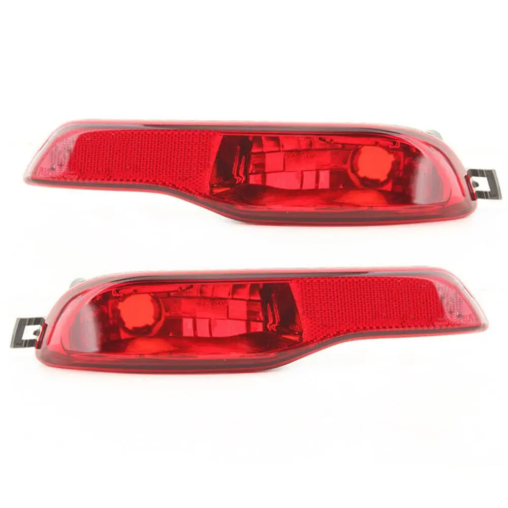 Rear Bumper Reflector Light Lamp Compatible with Jeep Cherokee 2014-2018 Pack of 2 Lamp Lens Cover Reflectors