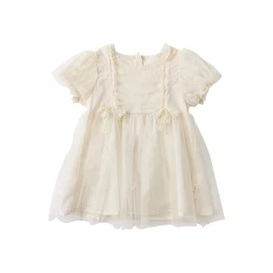 New Arrivals Kids Dress Puff Sleeve Boutique Princess Girls Dresses Birthday Baby Girl Dress