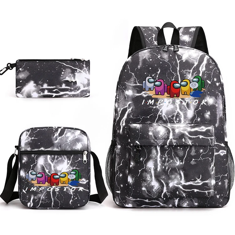Anime Game Space Werewolf Kids School Bags Unisex Backpack