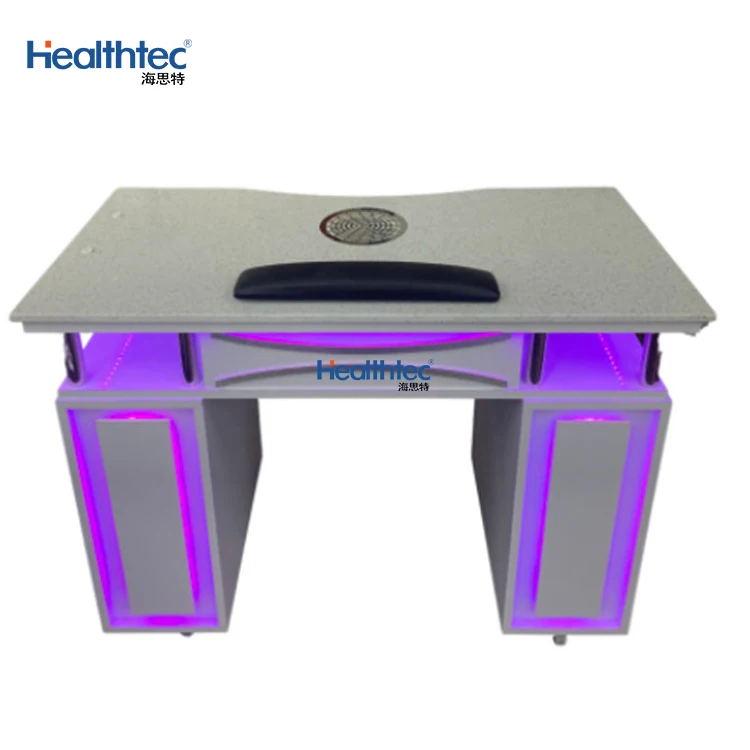 Wholesale Modern Manicure Table Marble Top Nail Table Salon Manicure