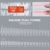 Square Sandwich Nails Dual Forms