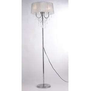 Modern Crystal Droplets Floor Chandelier Lamp