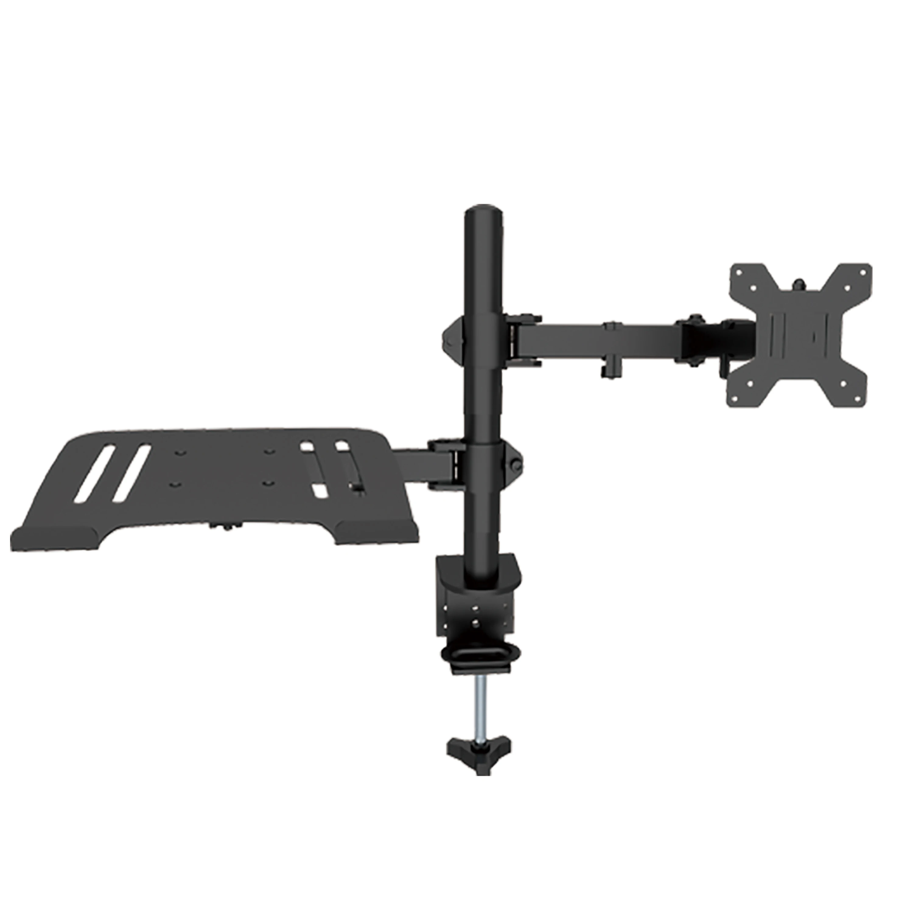 With Strength Store Huanuo Dual Monitor Arm Stand Arm Support Heavy Wall Mounted Computer Desk and Monitors Tv Holder