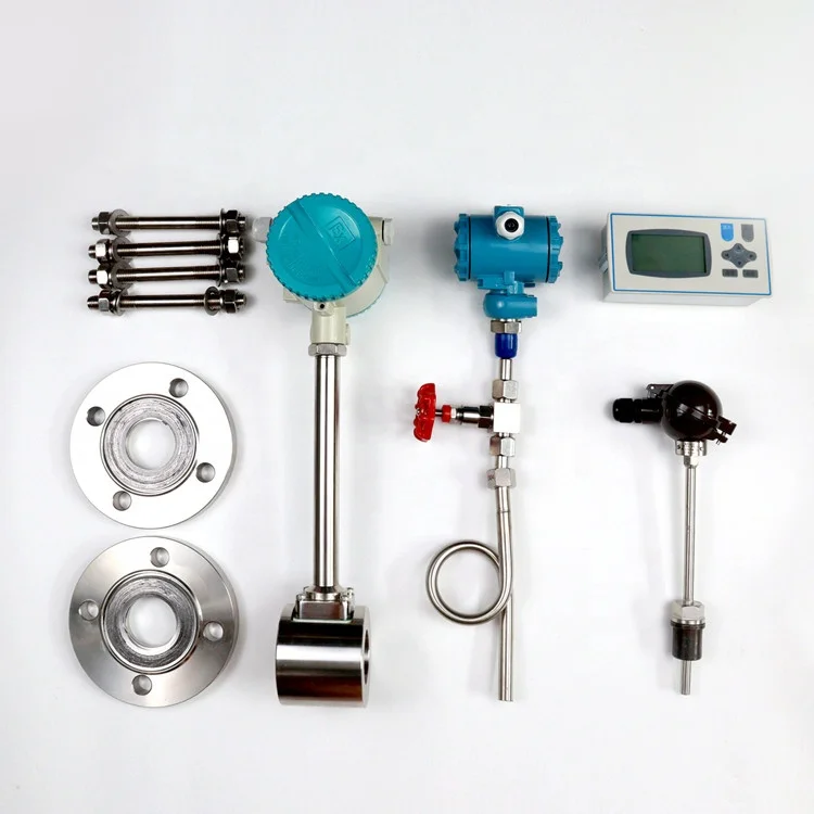 RS485 Vortex Flow Meter 4-20mA – Compensation for Heated Steam, Compressed Gas/Air & Liquid – Cost-Effective China 