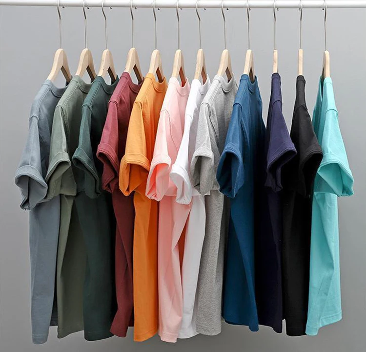 Blank 180-280gsm 100% Cotton Fitted Tshirt Custom Silk Screen ...