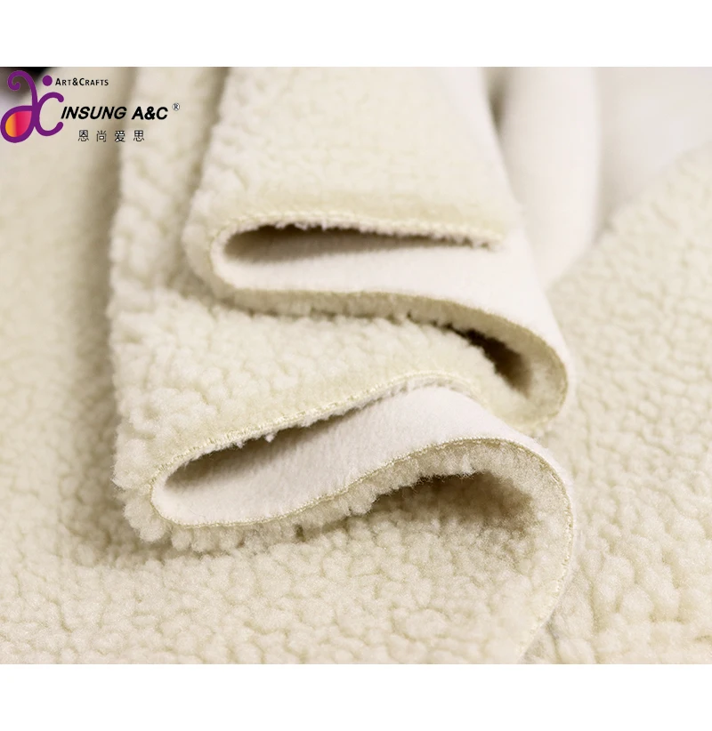 100% полиэстер, высокое качество, мягкая на ощупь, двухсторонняя меховая ткань из ягненка