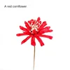 A Red Cornflower [Send a Bundle of Flowers, Leaves and Hemp Rope