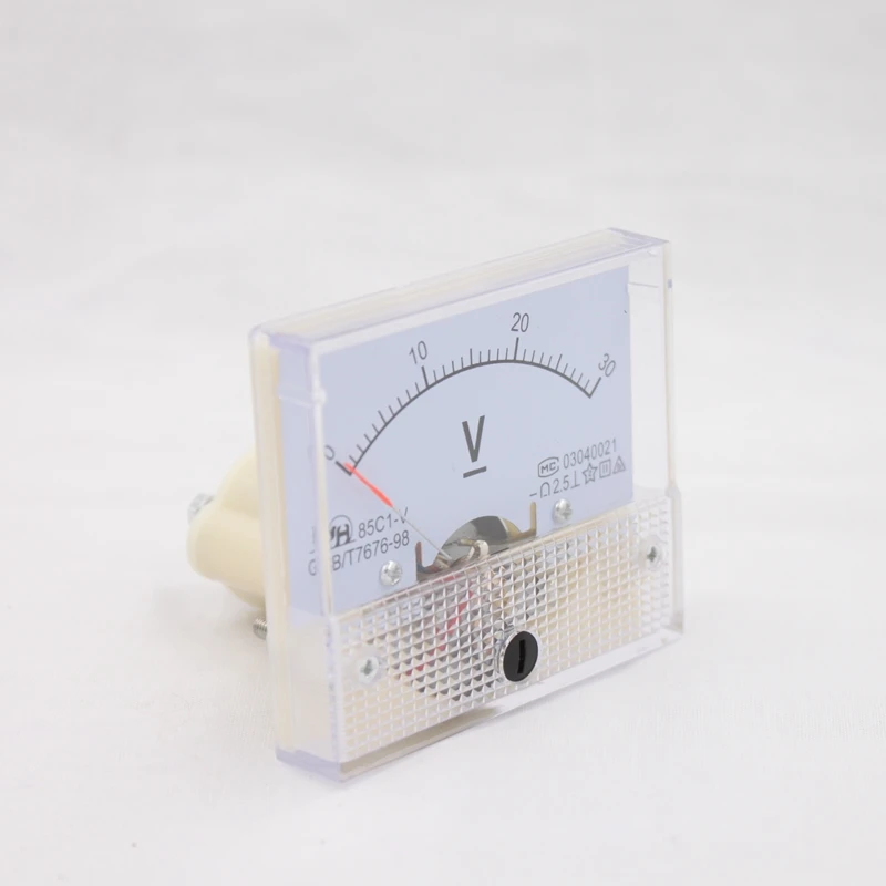 85C1 Analoganzeige Volt Spannungsanzeige Analog Voltmeter DC 0 20