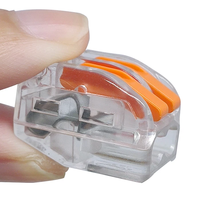 Openwise 921 Schnelle Verkabelung für LED-Beleuchtungs körper 2-Loch-Universal-Schnellanschluss Transparenter elektrischer Schnell anschluss