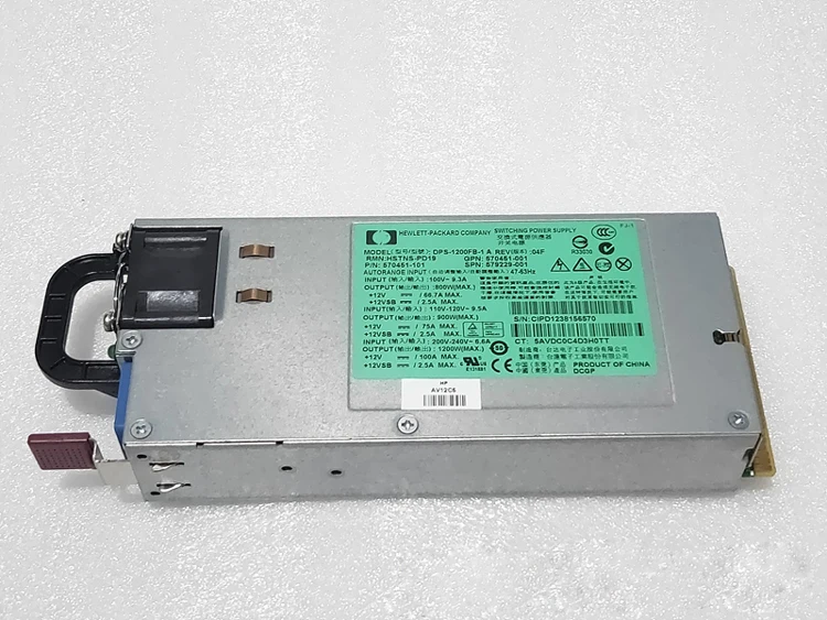 HPE DPS-1200FB-1 A 1200W Power Supply 579229-001 570451-101 570451-001