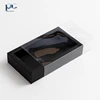 Black paperboard transparent cover