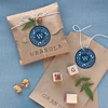 Kraft envelope with sticker