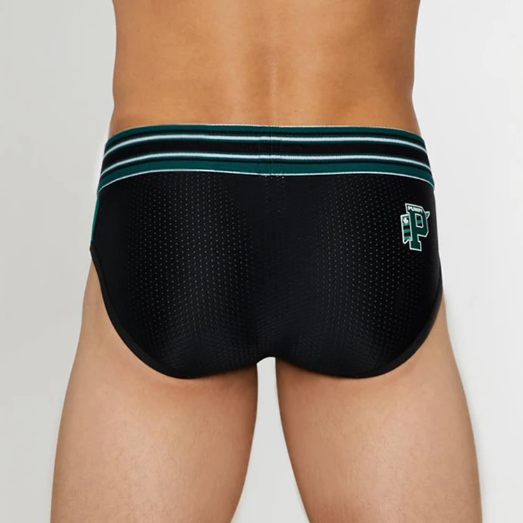 Mens Briefs Underwear Boxer Stretch Cotton Custom Logo Sexy Underwear