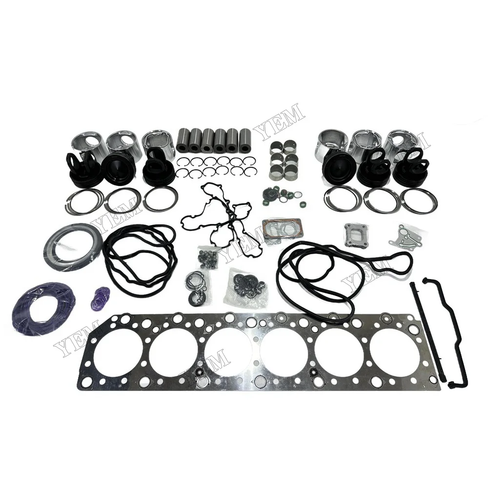 Engineering Machinery Part Overhaul Kit With Cylinder Gaskets Set Piston Rings Suitable for Volvo D12Ds Heavy Duty Engine Parts