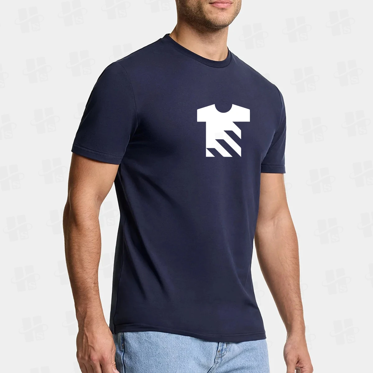 Wholesale High Quality Men’s T-shirts Regular Fit Design Crew Neck T-shirts 50% Polyester 50 Cotton