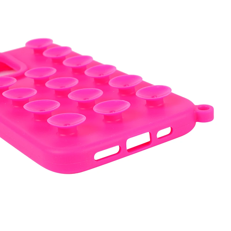 Solid Color Silicon Protective Shockproof Phone Back Cover Suction Cup Mobile Case for IPhone16 Fundas Accesorios Para Celulares