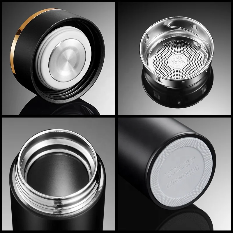 450ml High Quality Smart Intelligent LED Temperature Display Stainless Steel Business Vacuum Flask with Lid