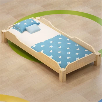 Wholesale Wooden Kids Bed for Nursery School and Kindergarten Children's Bedroom Furniture