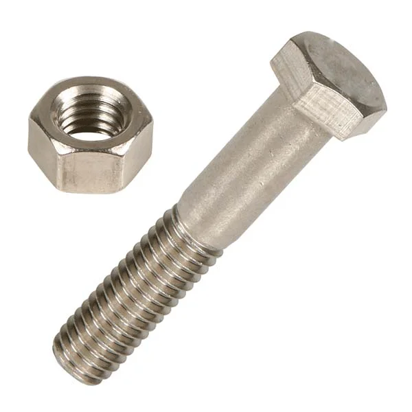 DIN931/DIN933 perno hexagonal acero M6 M8 perno de cabeza hexagonal
