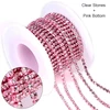 Clear + Pink Bottom