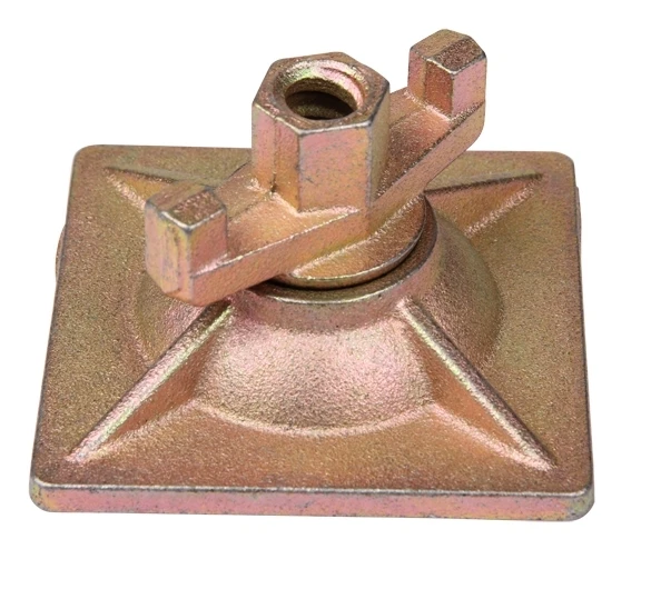 Concrete Formwork Tie Rod System Drop Forged Wing Nut with Plate Casting Iron Plate Nut galvanized Combination Plate Nut