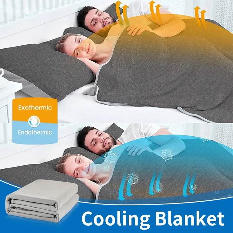 Hotselling Cooling Weighted Blanket In Summer Bamboo Cooling Weighted