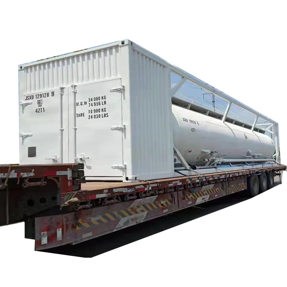 Alibaba.com: 45 M3 40ft ISO tank container with diesel engine and air ...