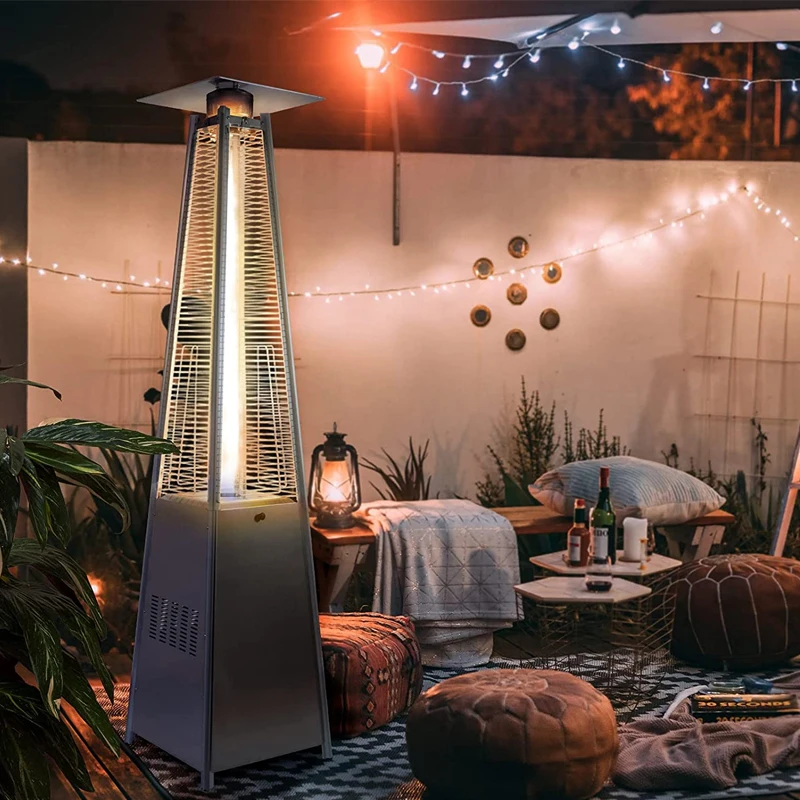 Pyramid Gas Patio Heater 13kw 13KW Stainless Steel Pyramid Patio