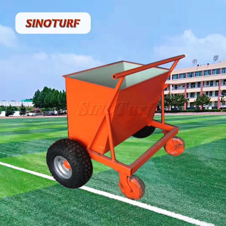 Soccer Football Field Rubber Granule and Sand Infill Machine for Artificial Grass Pasto Sintetico