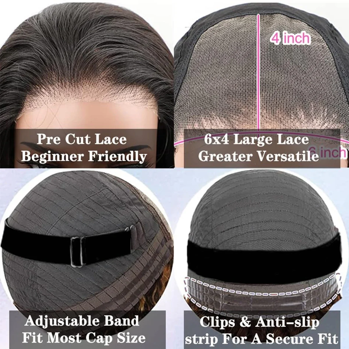 Bob Perücke Echthaar Lace Front Mit Natürlicher Dichte_voghion.com