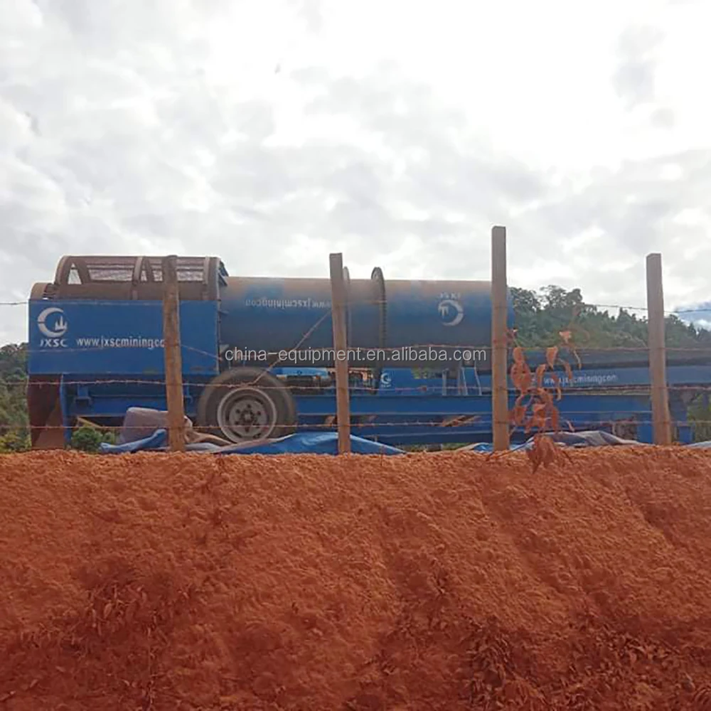 10TPH Mobile Type Sand Gold Washing Separating Recovery Machine for Sale