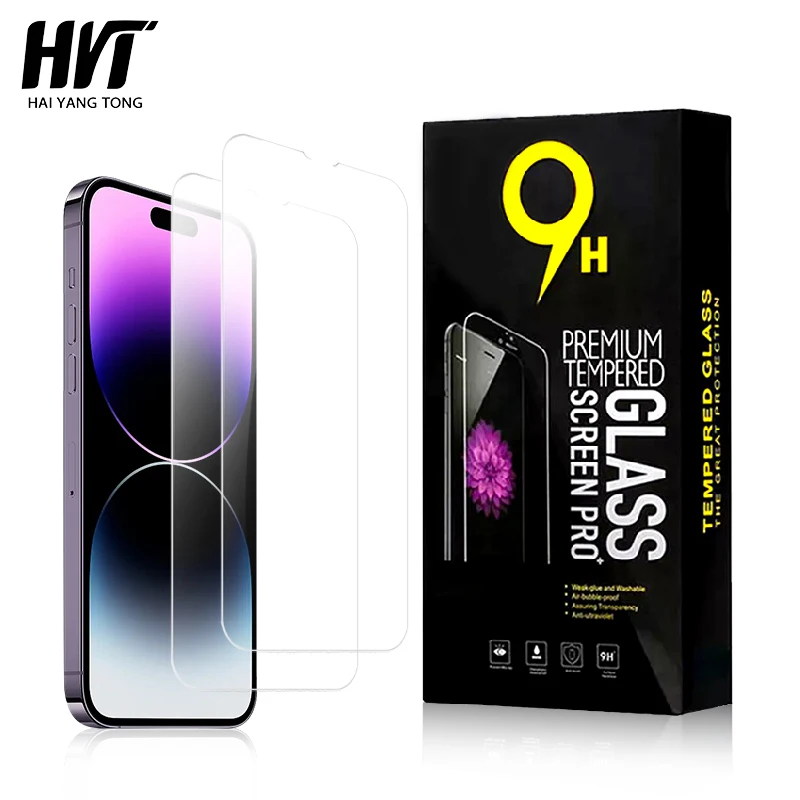 2 & 3 Pack Mobile Phone Tempered Glass Screen Protector For Iphone ...