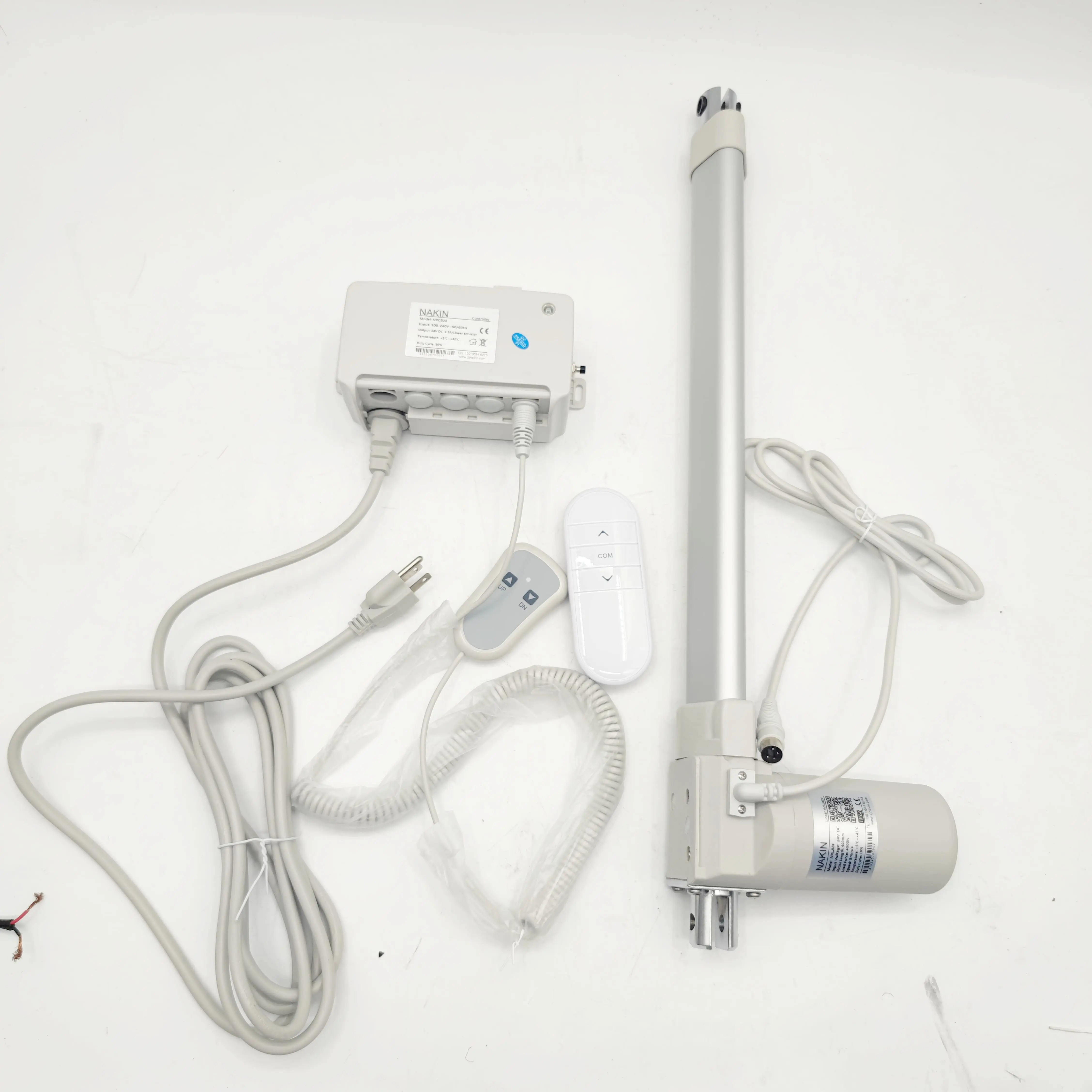 110v Ac Linear Actuator with Control Box Transformer Electric Cylinder Dc Drive
