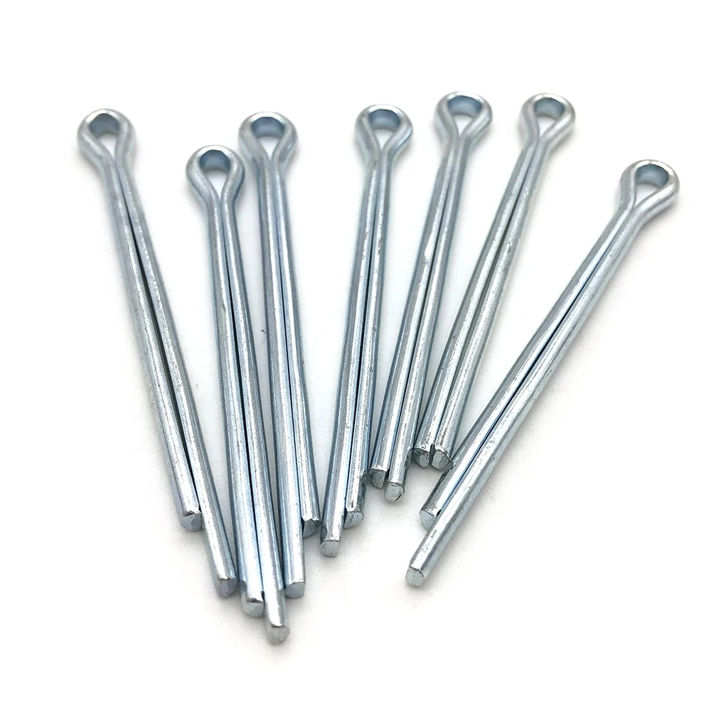 Cotter Pin Set Steel Hitch Cotter Pins Multiple Sizes Cotter Hairpin Set Heavy Duty Zinc Plated R Clip Fastener