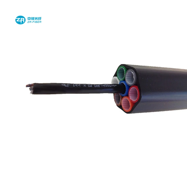 Micro Drop Cable 2f 4f 6f 8f 12f 24f Indoor Outdoor Jet Air Blown Gyfxty Optical Fiber Cable Price