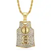 Gold single pendant