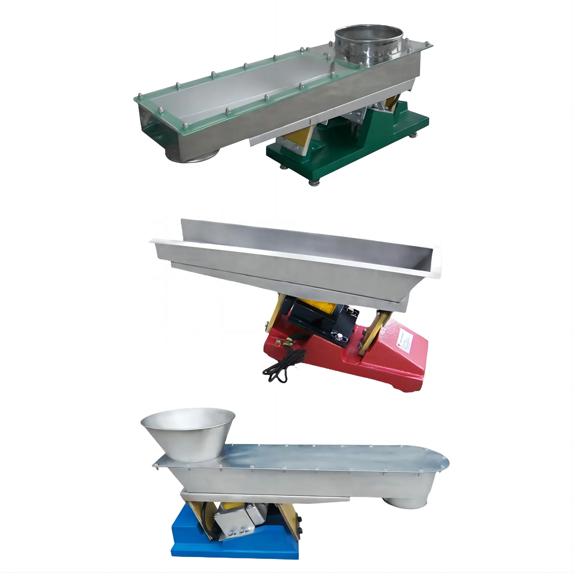 DZJX Food Processing Mini Auto Electromagnetic Linear Vibrating Feeder Closed Gzv Series Stainless Steel Automatic Fish Feeder
