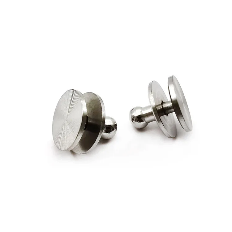 Rust Proof Stainless Steel Button Rivet 4mm Round Ball Head Stud for Rubber Watches Band