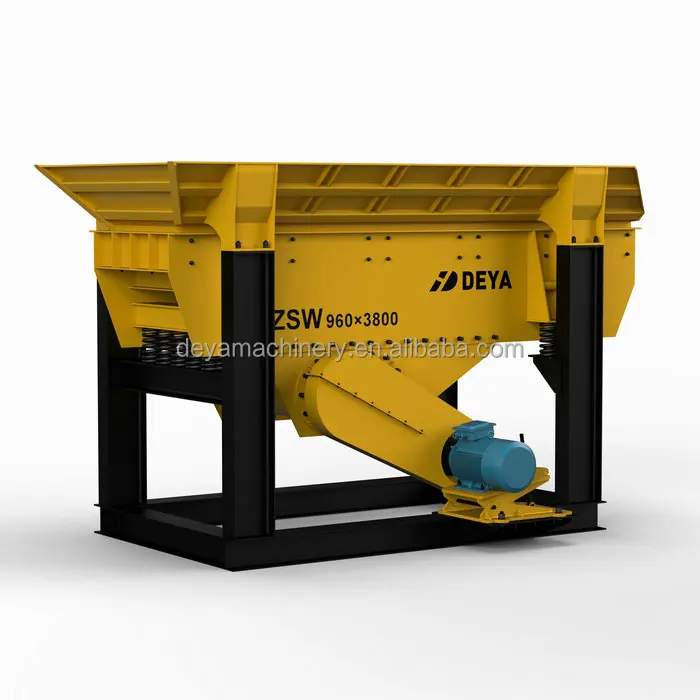 Aggregate Hopper Feeder Vibrating Feeder Machine with Hopper for Stone Crusher Plant